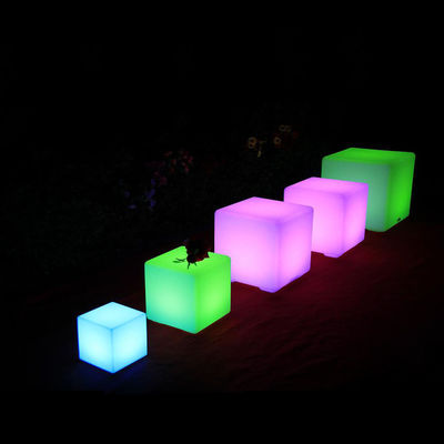 40cm Outdoor LED Cube Light Stools Wiederaufladbares Wireless für Veranstaltungen
