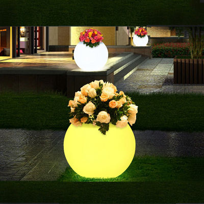 Wieder aufladbare Kunststoff-LED-Blumenpflanzer