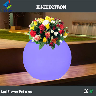 Wieder aufladbare Kunststoff-LED-Blumenpflanzer