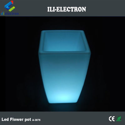 China Zulieferer Outdoor LED beleuchtet quadratisch beleuchtet Pflanzen Topf 80000h Akkulaufzeit