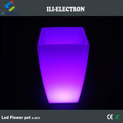 China Zulieferer Outdoor LED beleuchtet quadratisch beleuchtet Pflanzen Topf 80000h Akkulaufzeit