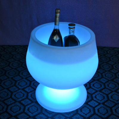 Weinkörnchen aus Kunststoff, LED-Eisbehälter mit Blitzlicht, wiederaufladbar