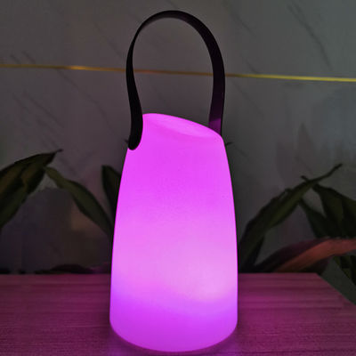 Kunststofftragbare LED-Lampe drahtlose Fernbedienung für den Garten