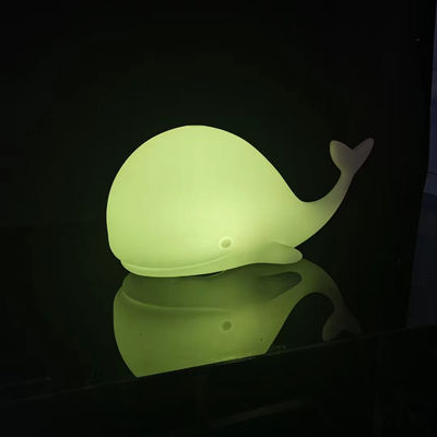 Wiederaufladbare Wal-LED-Nachlichtlampe für das Schlafzimmer des Babys