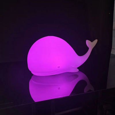 Wiederaufladbare Wal-LED-Nachlichtlampe für das Schlafzimmer des Babys