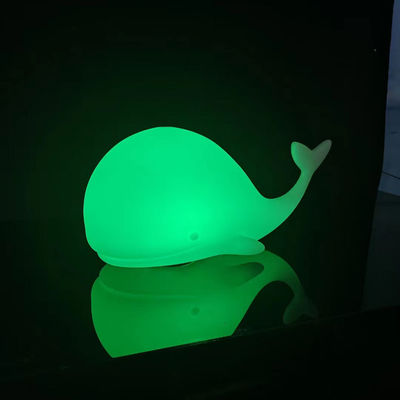 Wiederaufladbare Wal-LED-Nachlichtlampe für das Schlafzimmer des Babys