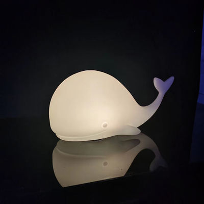 Wiederaufladbare Wal-LED-Nachlichtlampe für das Schlafzimmer des Babys