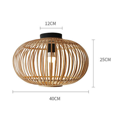 Customized Wicker Lampe Schatten Anhänger für Innenhaus Flurdecke