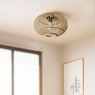 Customized Wicker Lampe Schatten Anhänger für Innenhaus Flurdecke