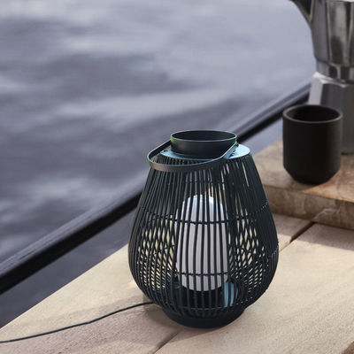 IP44 wasserdichte Gartenlaternen aus Rattan für den Außenlandscape-Boden