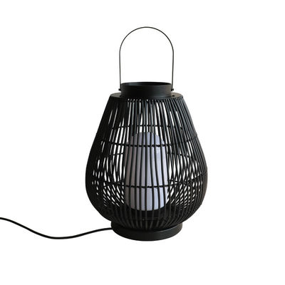 IP44 wasserdichte Gartenlaternen aus Rattan für den Außenlandscape-Boden