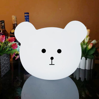 Kleine niedliche Bärenkinder Baby Dekorativ für den Innenbereich Tragbare LED-Nachtlichtlampe