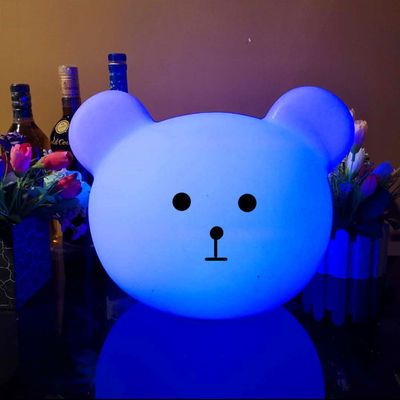 Kleine niedliche Bärenkinder Baby Dekorativ für den Innenbereich Tragbare LED-Nachtlichtlampe