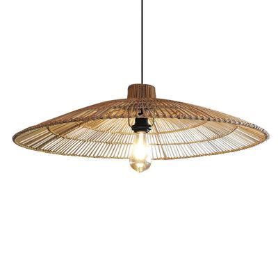 Customized Rattan Anhänger Licht Kronleuchter Für Homestay Zen Teekammer
