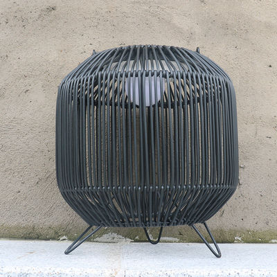 Maßgeschneiderte Rattan gewebte Sonnenlampen Portable 3500K IP65 wasserdicht