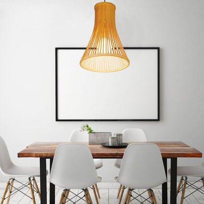 Maßgeschneiderte Rattan-Hängeleuchte, Nordic Woven Bambuslampe für die Innenbeleuchtung