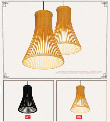 Maßgeschneiderte Rattan-Hängeleuchte, Nordic Woven Bambuslampe für die Innenbeleuchtung