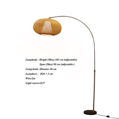 Moderne Wohnzimmersofa Schlafzimmer Arbeitszimmer vertikal Fischen Fußbodenlampe
