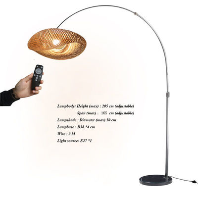 Moderne Wohnzimmersofa Schlafzimmer Arbeitszimmer vertikal Fischen Fußbodenlampe