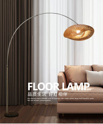 Beste Qualität Moderne Dekoration Metall stehende Led-Stand-Leselampe kreative Fischer Fußbodenlampe