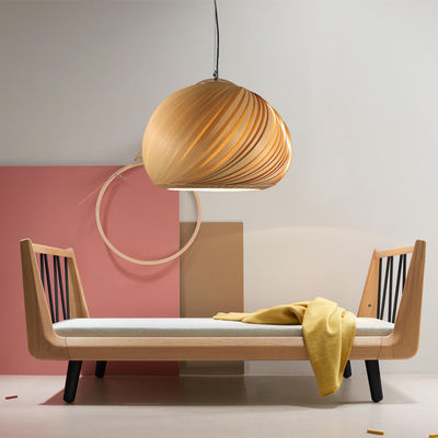 Nordic Kronleuchter Wohnzimmerlampe kreative handgefertigte Holzlampe