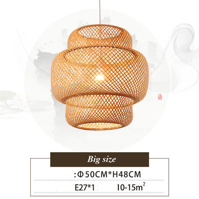 Einzigartiges Design Hängende Bambus Dekorationslampe Bambus Handwerk Lampe