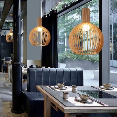Vogelkäfig Rattan Anhänger Kronleuchter 3500K Warm Weiß Für Restaurant Bar
