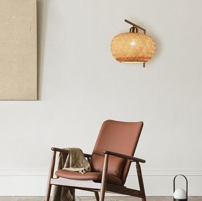 Luxus-Bamboo-Gewebewandlampe - Bambus-Korridorlampe - Hängende Bambus-Rattan-Lampe