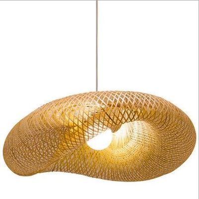 Moderner Bambus Rattan Anhänger Licht Lampenschirm Für Innenzimmer