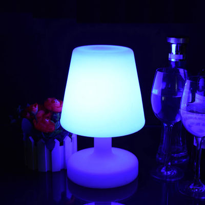 Wiederaufladbare, kabellose, farblich wechselbare Tischlampe