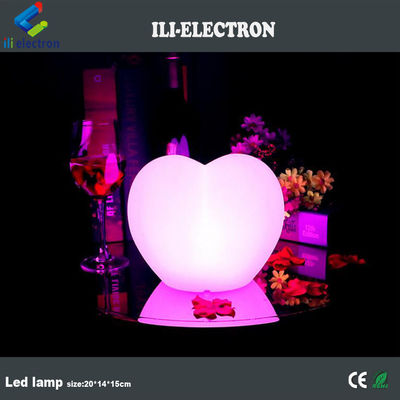 Kunststoff-LED-Pfirsich-Lampe Fernbedienung mit wiederaufladbarer Lithiumbatterie