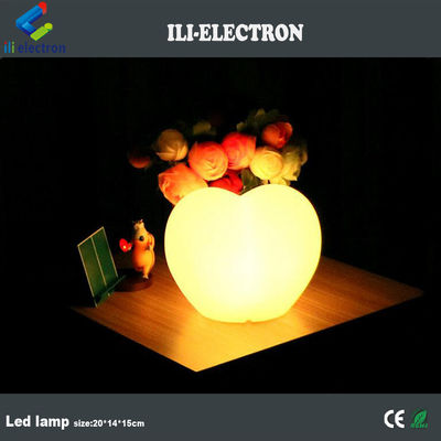 Kunststoff-LED-Pfirsich-Lampe Fernbedienung mit wiederaufladbarer Lithiumbatterie