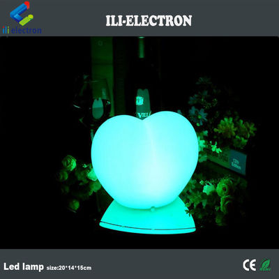 Kunststoff-LED-Pfirsich-Lampe Fernbedienung mit wiederaufladbarer Lithiumbatterie