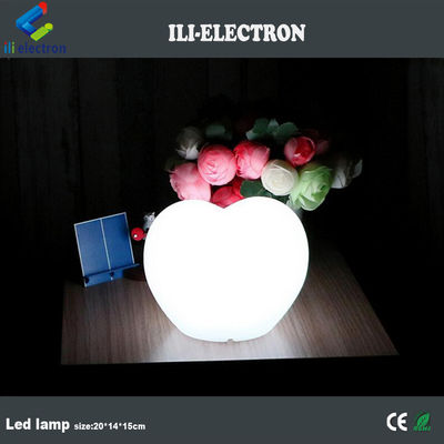 Kunststoff-LED-Pfirsich-Lampe Fernbedienung mit wiederaufladbarer Lithiumbatterie