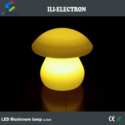 Pilzförmige PE-Lampen aus Kunststoff mit Beleuchtungslicht