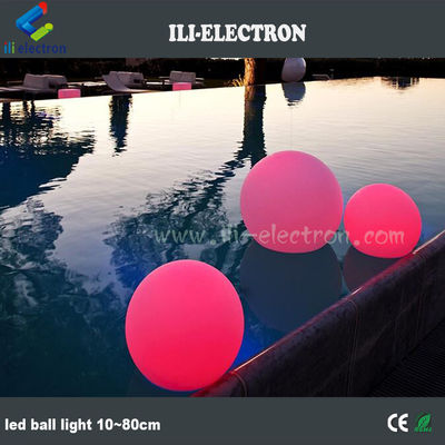 PE-Plastik-Wiederaufladbare LED-Schwimmball