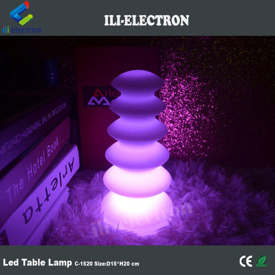 16 Farben wechselnde Led-Tischlampen aus Kunststoff