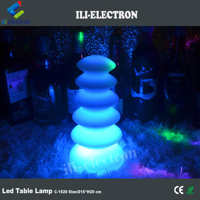 16 Farben wechselnde Led-Tischlampen aus Kunststoff