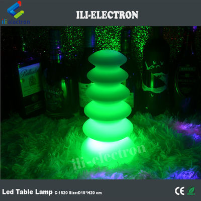 16 Farben wechselnde Led-Tischlampen aus Kunststoff