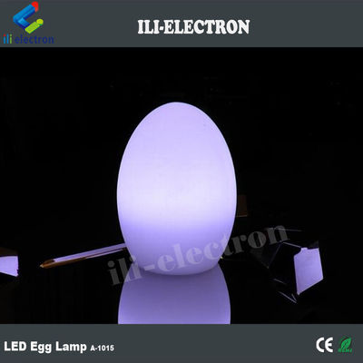 Farbwechselbare, beleuchtete LED-Eierlampe aus Kunststoff