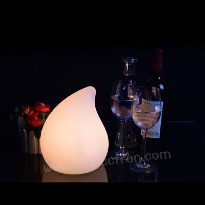 Farbenfrohe Pfirsichform Plastik moderne Tischlampe für Party Dekor