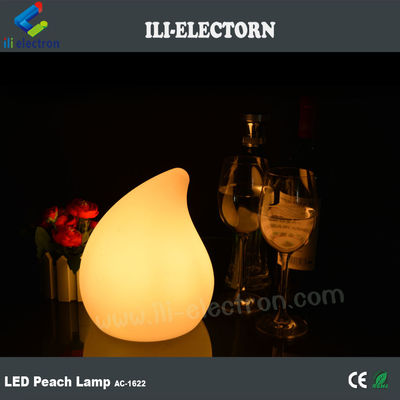 Farbenfrohe Pfirsichform Plastik moderne Tischlampe für Party Dekor