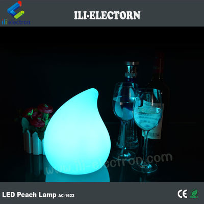 Farbenfrohe Pfirsichform Plastik moderne Tischlampe für Party Dekor