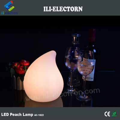 Farbenfrohe Pfirsich-Form-Plastik-Mini-Moderne-Tischlampe