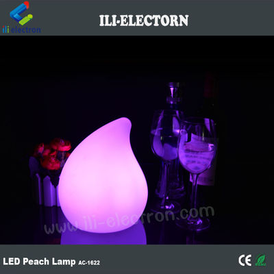 Farbenfrohe Pfirsich-Form-Plastik-Mini-Moderne-Tischlampe
