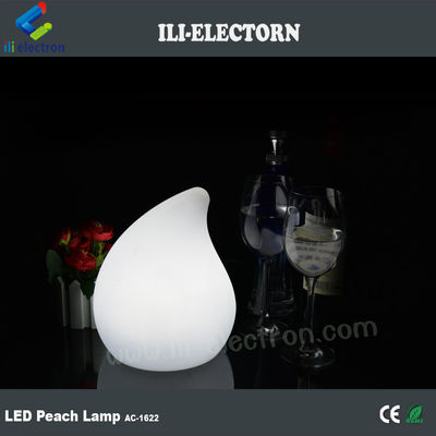 Farbenfrohe Pfirsich-Form-Plastik-Mini-Moderne-Tischlampe