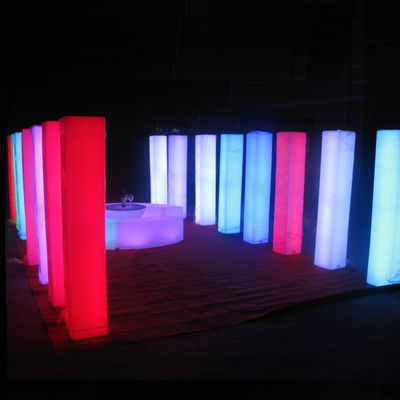Beleuchtete Glow-Event-Säulen für Hochzeiten und Partys