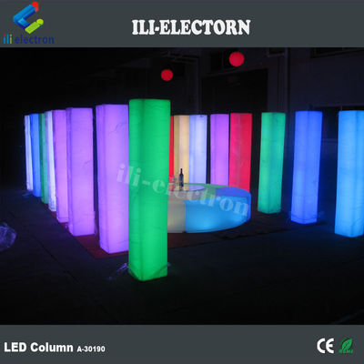 Beleuchtete Glow-Event-Säulen für Hochzeiten und Partys