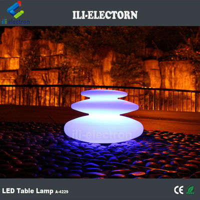 Fernbedienung Multicolor Led-Plastik-Tischlampe in Felsform zum Verkauf