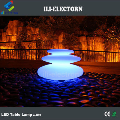 Fernbedienung Multicolor Led-Plastik-Tischlampe in Felsform zum Verkauf